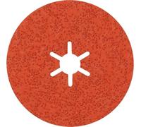 Bosch EXPERT R782 - Discos de fibra cerámica Prisma (para acero, láminas de acero inoxidable, diámetro 100 mm, grano 36, accesorio profesional, amoladora angular pequeña)