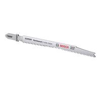 Bosch Professional 25x Hojas de sierra de calar Expert ‘Hardwood 2-Side Clean’ T 308 BF (para Tableros recubiertos de plástico, Tablero multiplex, Longitud 117 mm, accesorios Sierra de calar)
