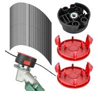 Bosch F016800431 - Repuesto para cortador de césped AFS 23-37, línea de desbrozadora 37 cm x 3,5 mm F016F04841, cabezal de corte F016F04839