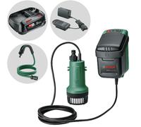 Bosch Bomba sumergible a batería GardenPump 18V-2000 – 18 V 2,5 Ah – 1 batería