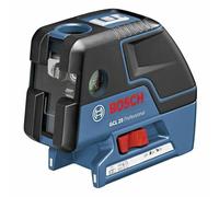 Bosch Professional GCL 25 - Nivel láser combinado (alcance 10 m, 2 líneas + 5 puntos, láser rojo, con funda, en caja)