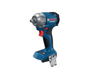BOSCH GDS18V-350N - Llave de impacto de par medio sin escobillas de 18 V - 410 pies de torsión de ruptura, par de apriete de 250 pies, diseño compacto (herramienta básica)