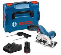 Bosch GKS 12V-26 Sierra Circular Inalámbrica 12V con 2 Baterías de 3Ah