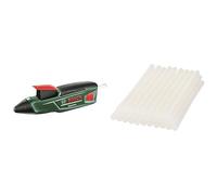 Bosch GluePen - Pistola de pegar a batería (cargador microUSB, 4 uds. de adhesivo Ultrapower, caja de cartón, 3,6 V) & barras de pegamento 2609256D29 7 mm Diámetro, 30 barras