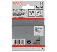 Bosch Grapas de Alambre Fino Tipo 53 ,11,4 x 0,74 X 10MM,1000er-Pack,Inoxidable