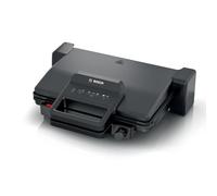 Bosch Grill eléctrico TCG3323 2000 W – termostato, revestimiento cerámico, protección térmica, negro