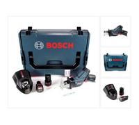 Bosch Gsa 12v-14 Professional Sierra De Sable A Batería 12v + Maletín L-boxx + 2x Batería Gba 3,0 Ah + Cargador Gal 1230 Cv