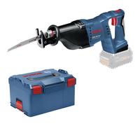Bosch Sierra sable a batería GSA 18 V-LI - 2 hojas (madera/metal), L-BOXX, sin batería/cargador