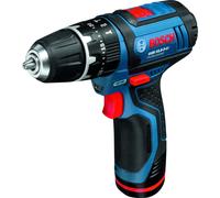 Bosch GSB 10,8 - 2-LI Professional, 2 baterías de 2,0 Ah, con maletín L-Boxx