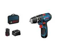 Bosch GSB 12V-15 Set con 2 baterías de 2,0 Ah