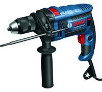 Bosch GSB 1600 RE, taladro con empuñadura tipo pistola, con mandril de sujeción rápida, color azul, 1,3 cm, 2,5 cm, 1,2 cm