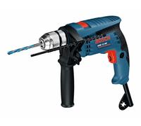 Bosch Taladro percutor GSB 13 RE – 600 W, portabrocas 13 mm, profundidad retráctil 210 mm