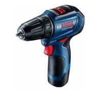Bosch Taladro/atornillador GSR 12 V-30 sin escobillas – 2× GBA 12V 2.0 Ah + GAL 12V-40