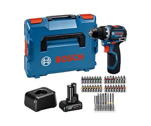 Bosch GSR 12V-32 Professional Taladro Atornillador Inalámbrico con 2 Baterías y L-BOXX