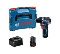 Bosch GSR 12V-32 Taladro/atornillador inalámbrico con 2 baterías de 2,0 Ah y cargador