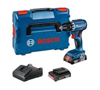 Bosch GSR 18V-45 Atornillador/Taladro Inalámbrico con 2 Baterías de 2,0 Ah y L-BOXX 136