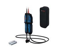 Bosch GVT 1000-15 Comprobador de Tensión Profesional 1000 V con 2 Baterías y Estuche de Transporte