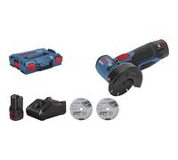 Bosch GWS 12V-76 Amoladora angular a batería con 2 baterías 3.0Ah