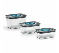 Bosch Set de 3 Cajas de Almacenamiento al Vacío Herméticas Tritan