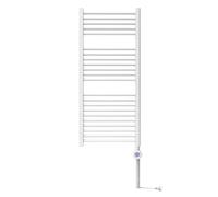 Bosch Heat Radiator 4500, 1110x600 mm, 600 vatios | Radiador Toallero Eléctrico, Con Toallero y Regulador de Temperatura Integrado, Blanco
