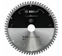 Bosch Hoja de sierra circular de carburo 216 x 30 x 2,2 mm (64 dientes) - Aluminio