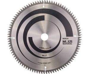 Bosch Hoja de sierra circular de carburo Multimaterial 305 x 30 x 3,2 mm (96 dientes)