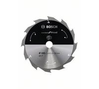 Bosch Hoja De Sierra Circular Estándar Para Madera, 165 x 1,5/1 x 20, 12 Dientes