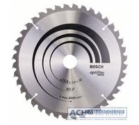 Bosch Hoja de Sierra Optiline 254mm 40WZ/N para Circular Mesa Gcm 10 0601B30400