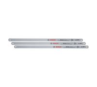 Bosch Hojas sierra metales limpias 300 mm, 3 piezas (32 TPI; hoja bimetálica duradera cortes limpios en metal, madera, plástico, materiales compuestos)