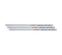 Bosch Hojas sierra metales precisas 300 mm, 3 piezas (24 TPI; hoja bimetálica duradera cortes precisos en metal, madera, plástico, materiales compuestos)