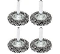 Bosch Home and Garden 2607017122 - Cepillo circular de alambre ondulado (38 x 6 mm) (Paquete de 4)