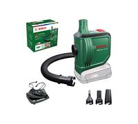 Bosch Home and Garden Cordless Air Pump/Air Pump for Air Mattress EasyInflate 18V-500 (Without Battery; 18 Volt System; Inflate or Deflate Airbeds, Paddling Pools and Other Toys; in Carton Packaging)