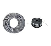 Bosch Home and Garden F016800462 Recarga De Hilo, Verde, 24 M X 1.6 Mm + F016800351 Bobina De 6 M 1.6 Mm (Para Art 36-30 Li)