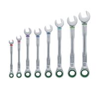 Bosch home and garden juego de llaves de trinquete combinadas, 8 pieza