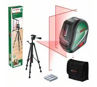 Bosch home and garden láser de líneas cruzadas universallevel 3 con