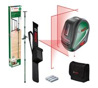 Bosch home and garden láser líneas cruzadas universallevel 3 + barra