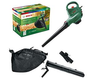 Bosch Home and Garden - Soplador eléctrico de hojas y aspiradora UniversalGardenTidy 3000 (3000 W, bolsa de recogida de 50 l, velocidad variable, para soplar, aspirar hojas trituradas, peso: 4,7 kg,