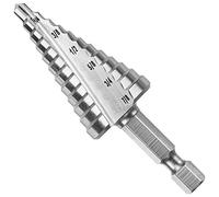 Bosch IMSDC2 - Broca escalonada de impacto turbo de acero de alta velocidad de 3/16 pulgadas a 7/8 pulgadas