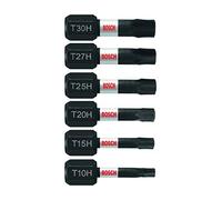 BOSCH ITTHV106 - Juego de puntas de destornillador Torx (6 unidades, 2,5 cm)