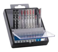 Bosch Juego de 10 hojas de sierra de calar Pro Wood and Metal – 100 mm para acero y madera dura