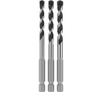 Bosch Juego de 3 brocas PRO HEX-5, 5,5 x 100, 6 x 100, 7 x 100 mm, 3 piezas | Para piedra dura, hormigón, diámetro de 5,50, 6,00, 7,00 mm, accesorios profesionales taladro, destornillador