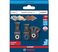 Bosch Juego de 3 piezas de corte Expert (para tubos de acero inoxidable, madera con metal, longitud mm, accesorio profesional multiherramienta)