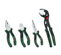 Bosch juego de 4 alicates (alicates de corte lateral, universales, de