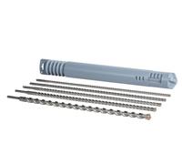 Bosch Juego de 5 brocas para martillo perforador (versión 2: PRO larga) (diámetro 10, 12, 14, 16, 22 mm)