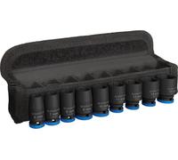 Bosch Juego de 9 llaves de vaso Pro Impact (31 x 28 mm, accesorios profesionales para taladro y destornillador)
