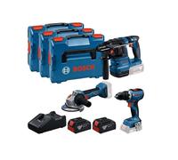 Bosch - Juego de 9 piezas de herramientas, baterías y cargadores AKU. 0615A5009G