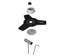 Bosch juego de cuchillas para desbrozadora a batería (1 cuchilla de metal; diámetro de corte: 23 cm; en caja de cartón)
