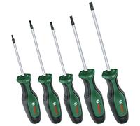 Bosch Juego de destornilladores, 5 piezas (5 destornilladores de alto rendimiento para bricolaje; acero S2; empuñadura suave; punta magnética)