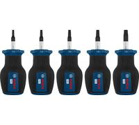 Bosch Juego de destornilladores cortos Torx PRO, 5 unidades | Accesorios Herramientas Manuales