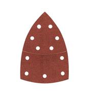Bosch - Juego de hojas de lija P180, tamaño 102x62/93 mm, 10 unidades 2608607410